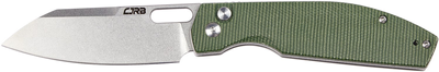 Ніж CJRB Knives Ekko AR-RPM9 Steel Micarta Green (27980354)