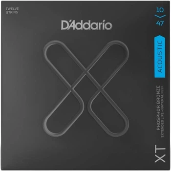 Струны для акустической гитары D'Addario XTAPB1047-12 XT Phosphor Bronze Light 12-String (10-47)