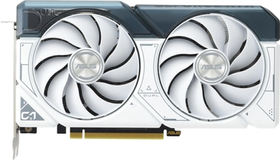 Видеокарта ASUS PCI-Ex GeForce RTX 4060 Dual White OC Edition 8GB GDDR6 (128bit) (2535/17000) (1 x HDMI, 3 x DisplayPort) (DUAL-RTX4060-O8G-WHITE)