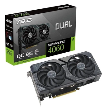 Видеокарта GF RTX 4060 8GB GDDR6 Dual OC Asus (DUAL-RTX4060-O8G)