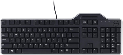 Клавіатура дротова Dell KB813 Smartcard USB Black (580-18366)