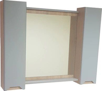 Дзеркальна шафа ВАНЛАНД Wood WMC-100 G сіра