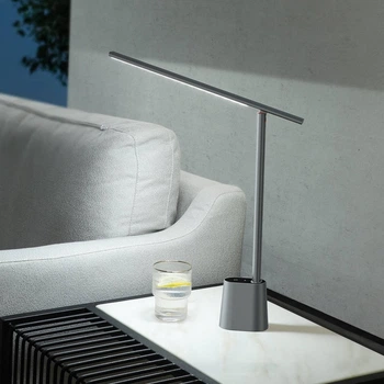 Настільна акумуляторна лампа Baseus Smart Eye Series Charging Folding (Smart Light) сірий (DGZG-0G)