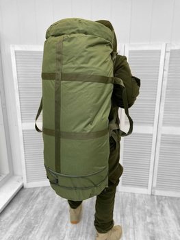Великий міцний Баул Cordura / Рюкзак для транспортування речей у кольорі олива