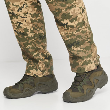 Мужские Кожаные Кроссовки Scooter с мембраной / Водонепроницаемая обувь олива размер 42