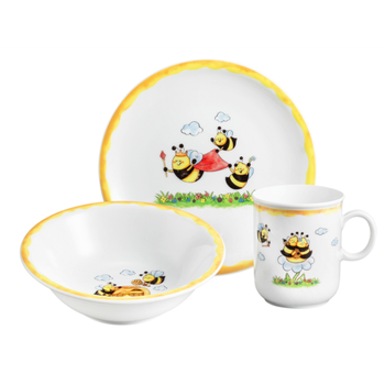 Набор детской посуды 3 предмета, Compact Fleißige Bienen Seltmann Weiden (SW-4052212116044)