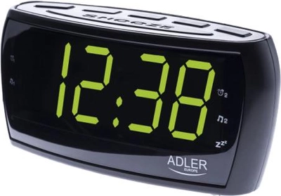 Будильник-радіо Adler AD 1121 Black (5908256833395)