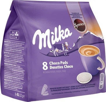Кофе в чалдах Senseo Milka Choco, 8 шт. Philips Senseo 62 мм