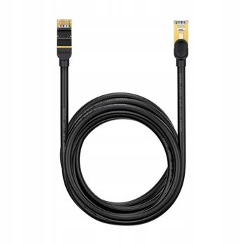 Кабель Baseus high Speed Seven types of RJ45 10Gigabit network cable round cable (WKJS010601) 8m Black