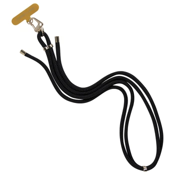 Универсальный шнурок для чехла Crossbody by Upex with Aide Black and Cylindre Gold