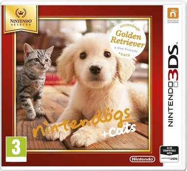 Гра Nintendo 3DS Nintendogs+Cats-Golden Retr&new Friends Select (Картридж) (45496528560)