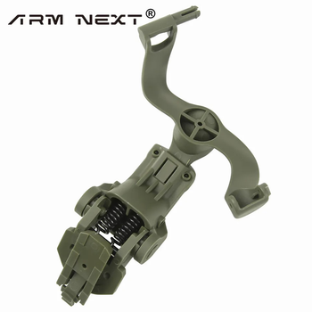 Кріплення Чебурашки ARM NEXT для активних навушників Earmor/Walkers/Zohan/Peltor на шолом FAST колір Олива