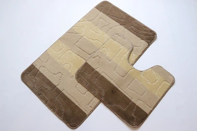 Набір килимків у ванну і туалет Vonaldi Multicolor 80*50 см и 40*50 см 02234/s