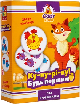 Гра настільна Vladi Toys Crazy Koko Ку-ку-рі-ку! (VT8025-08)
