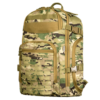 Рюкзак CamoTec 30л с системой Molle 50х30х19см / Прочный Ранец Oxford 900D PVC мультикам