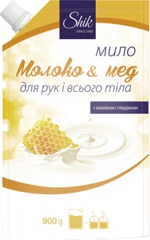 Рідке крем-мило Shik Молоко і мед 900 г (4823107602894)