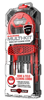 Набор для чистки оружия Real Avid Gun Boss Multi-Kit калибра 0.22 / 5.6 мм для AR15, AK74, AKC74