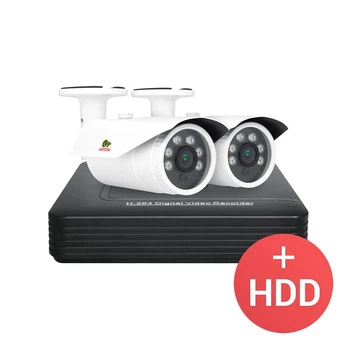 2.0 MP Набір для вулиці PRO AHD-42 2xCAM + 1xDVR + HDD