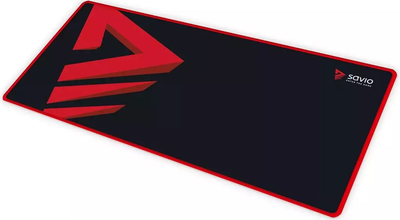 Podkładka pod mysz i klawiaturę Savio Turbo Dynamic XL 900 x 400 x 3 mm Black-Red (SAVGTDXL)