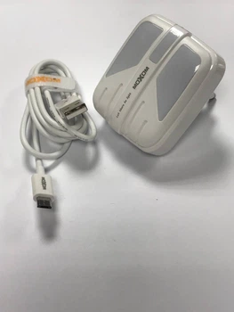 Сетевое зарядное устройство Moxom MX--HC33 2in1 Micro 2Usb/2.4a Led White
