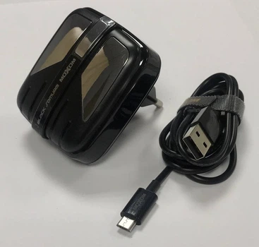 Сетевое зарядное устройство Moxom MX--HC35 2in1 Micro QC3.0 2Usb/2.4a Led Black