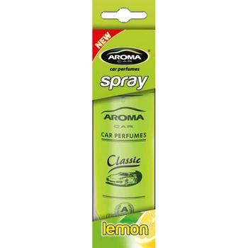 Ароматизатор Aroma Car Spray Classic Lemon 50ml рідкий освіжувач повітря для автомобіля спрей для салону (DO-LI_33S)