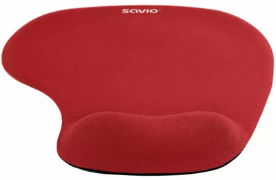 Podkładka pod mysz z poduszką żelową Savio 230 x 190 x 3 mm Czerwona (SAVMP-01R)