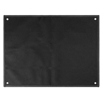 Патч панель для шевронов и патчей (Велкро панель) XL (100х75см) Чёрная. БРОНЕВІЙ