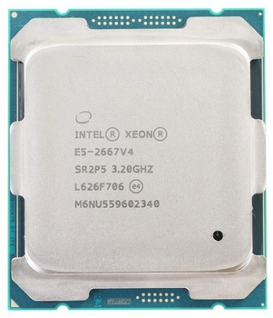 Процесор Intel Xeon E5 2667 v4 3.2-3.6 GHZ, 8 ЯДЕР, 25MБ КЕШ, LGA 2011-3 (SR2P5)