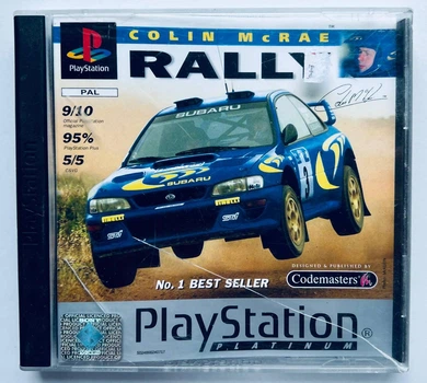 Colin McRae Rally Platinum, Б/У, английская версия - диск для PlayStation 1