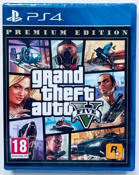 Grand Theft Auto V Premium Edition, русские субтитры - диск для PlayStation 4