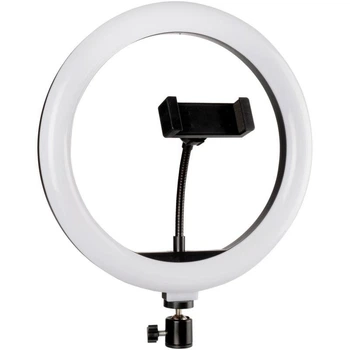Кольцевая светодиодная LED лампа QX-260 26 см /Black