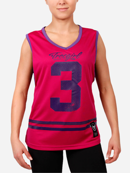 Koszulka sportowa TREC WEAR Jersey TGirl 001 XS Różowa (5902114021443)