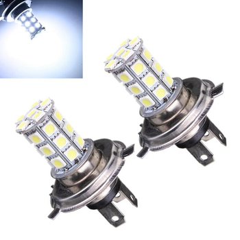 Светодиодная лампа с цоколем H4 27SMD 5050 Autoexpect 12V Белая (21057)