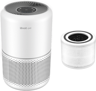Очиститель воздуха LEVOIT Air Purifier Core P350 Pet Care White (HEAPAPLVNEU0035) + Фильтр для Levoit Air Cleaner Filter Core P350 True HEPA 3-Stage (HEACAFLVNEA0021) (комплект)