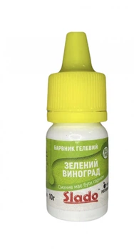 Гелевый жирорастворимый краситель ТМ Slado Зеленый виноград 10г