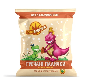 Гречані палички "Кукузаврики", 50 грам