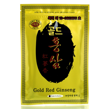 Лікувальні пластирі на основі екстракту золотого і червоного женьшеню Greenon Gold Red Ginseng 20 шт