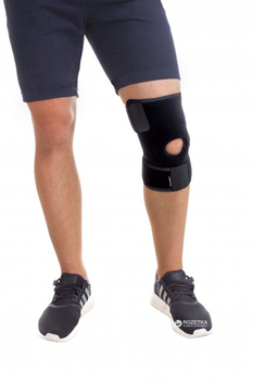 Бандаж для колінного суглоба неопреновий Торос-Груп наколенник Тип-515-2 Black 1 шт (4820114089335)
