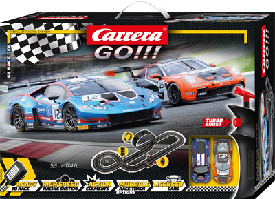 Tor samochodowy Carrera 62550 GO GT Race Off (4007486625501)