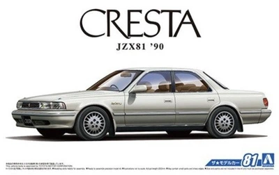 Сборная модель 1/24 автомобиля Toyota JZX81 Cresta 2.5 Super Lucent G'90 Aoshima 05612