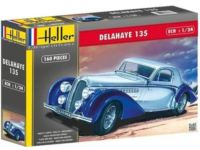 Сборная модель автомобиля 1:24 Delahaye 135 Heller 80707