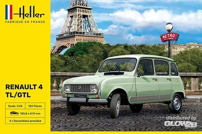 Сборная модель автомобиля Renault 4 TL/GTL Heller 80759 1:24