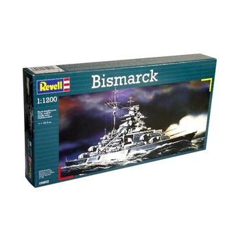 Сборная модель 1/1200 линкор Bismarck Revell 05802