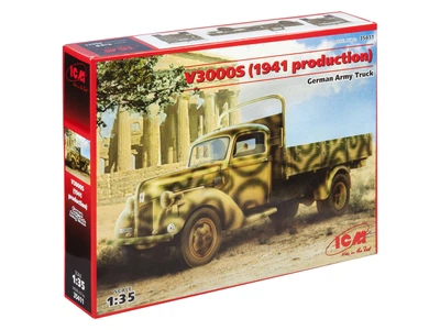Сборная модель ICM V3000S производства 1941г. , немецкий грузовой автомобиль 35411