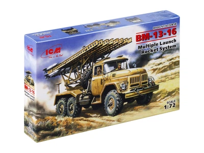 Сборная модель ICM БМ-13-16, реактивная система залпового огня 72814