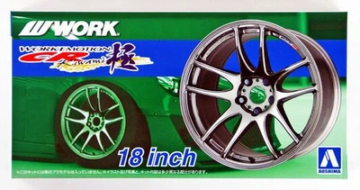 Комплект колес 1/24 Work Emotion CR Kiwami 18inch Aoshima 05300