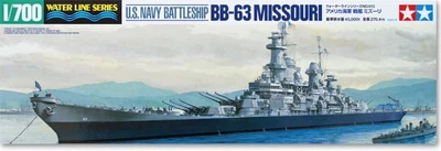 Збірна модель 1/700 лінкор ВМС США BB-63 Міссурі Water Line Tamiya 31613