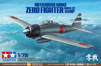Збірна модель 1/72 Mitsubishi A6M3 Zero Fighter Model 32