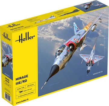 Сборная модель 1/48 реактивный самолет Mirage IIIE/RD Heller 30422